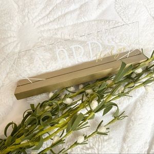 Wedding Card Table Decor Plaque